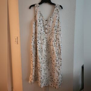 Not Perfect Linen Valley Dress (Sz Large)